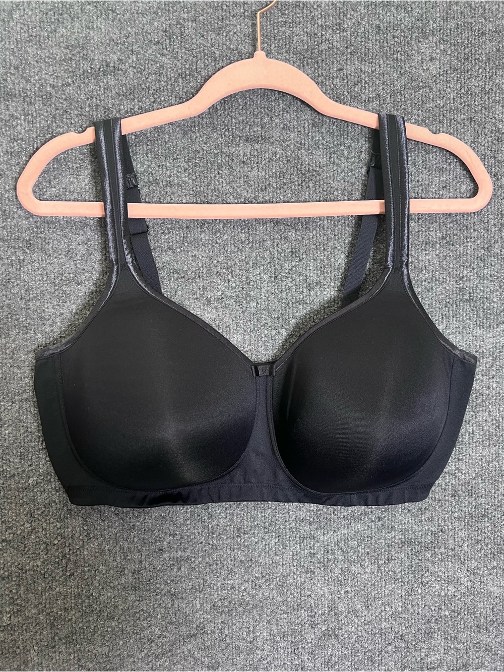 Anita Tonya Mastectomy Bra 40E Black Wire Free Padded Pocketed Prosthesis Bra